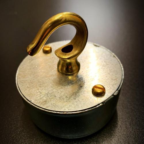 Conduit box brass hook Fraser Besant Lighting